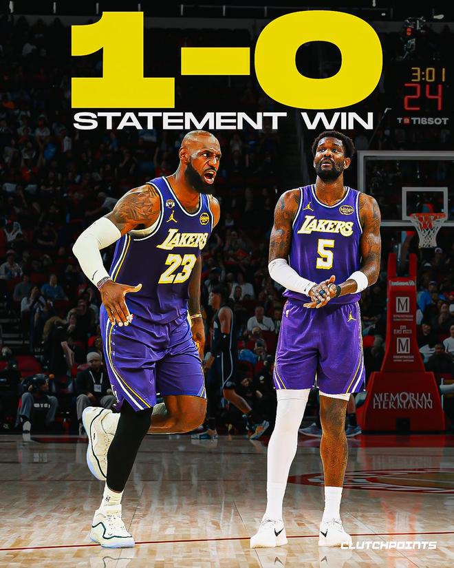 湖人胜火箭！詹姆斯轰19+8+13+4大神迹，但湖人想晋级仍有3大隐患