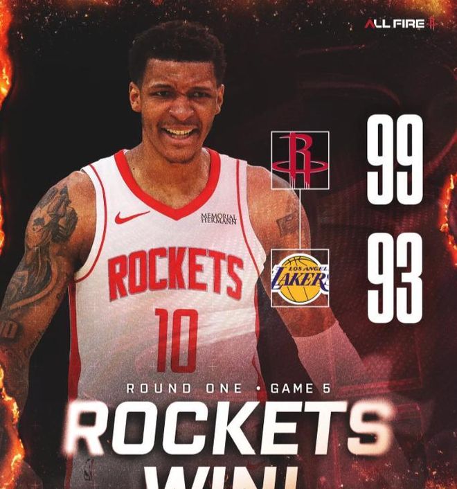 火箭逆转湖人！湖人打出最差季后赛表现，詹姆斯、里斯夫拖后腿