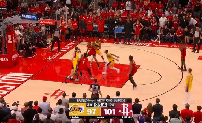 1-2变3-0！裁判报告出炉，湖人两次漏判，火箭队哑巴吃黄连