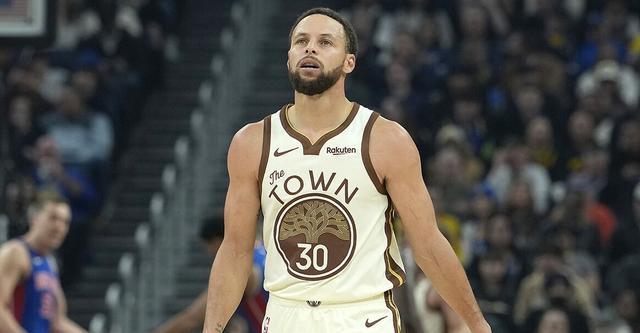 Shams：库里将因膝伤再缺席10天 累计缺席场次达20场