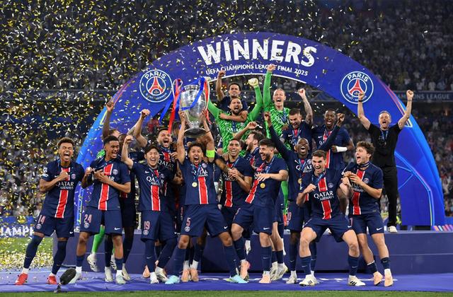 欧冠新王登基！大巴黎5-0国际米兰！问鼎三冠王，19岁超新星爆发
