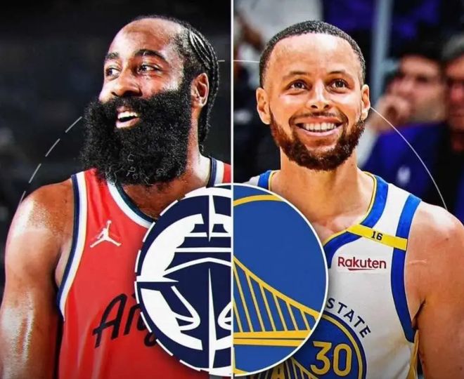 哈登41+14+11仍无缘日最佳,因为他遇到一战创下4个纪录的库里!