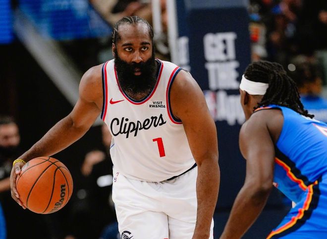 快船19分惨败，雷霆8连胜！哈登25分独木难支，一战认清四大事实