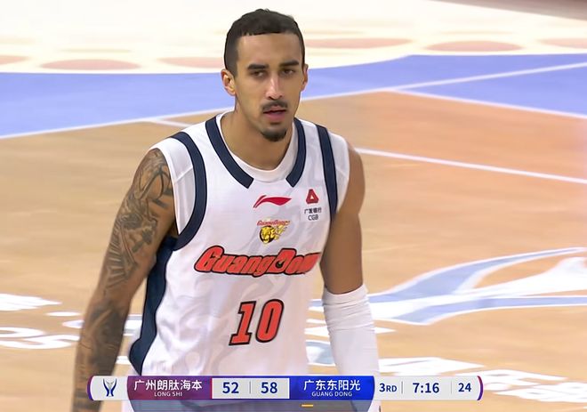 广东94-80大胜广州！球员评分：3人满分，3人良好，2人拉胯