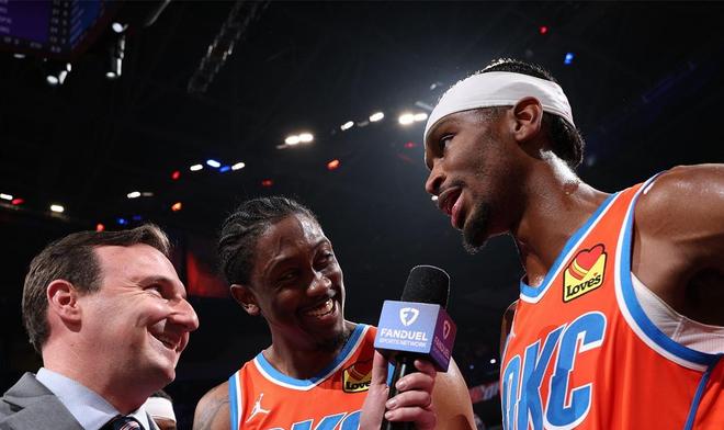 完全体雷霆冲击勇士73胜纪录？防守第1进攻第4，亚历山大才是关键