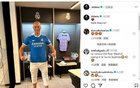 传奇！齐达内社媒晒身穿皇马球衣照片：❤️Hala Madrid !