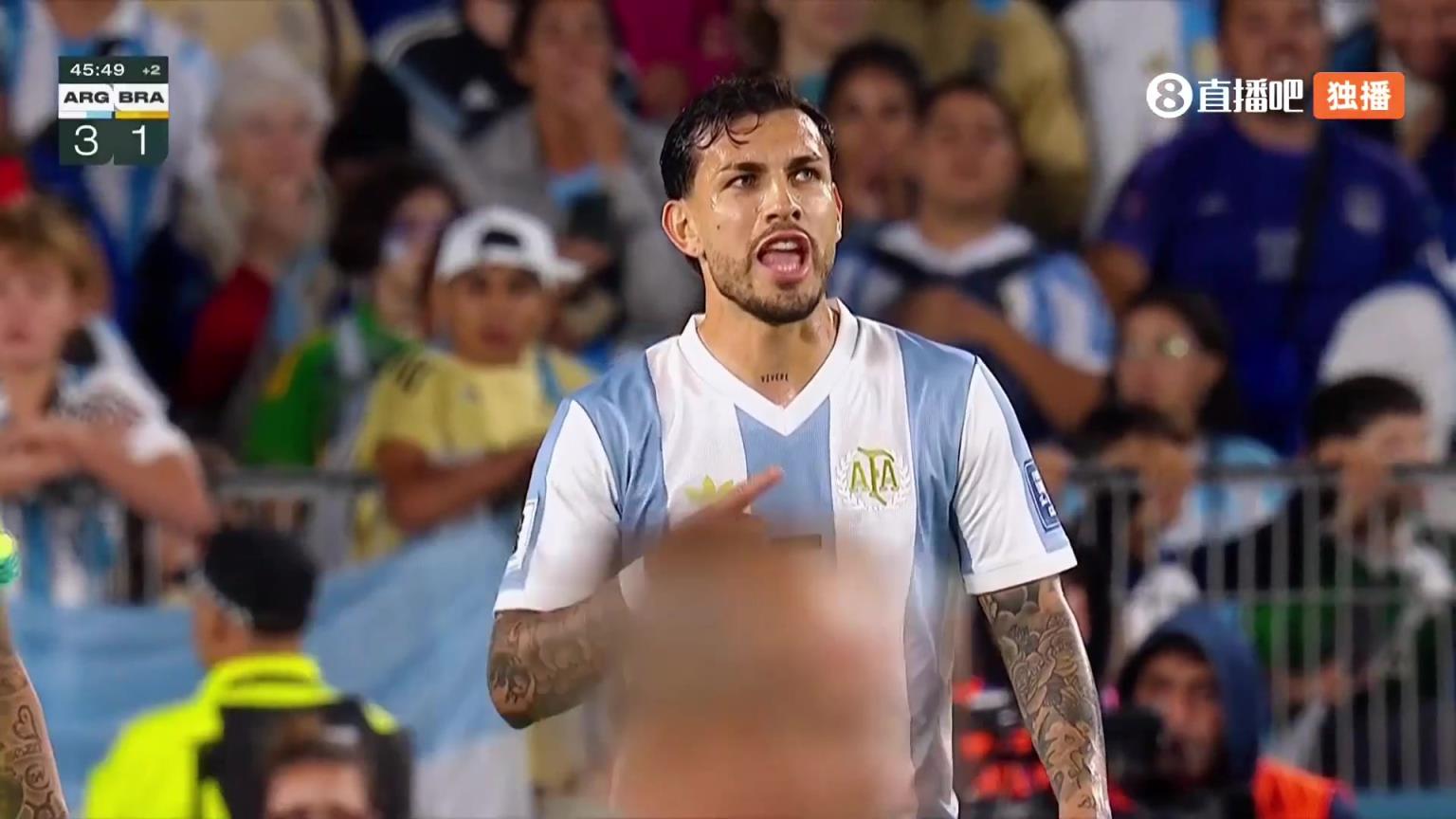 罗德里戈说你太差了❗帕雷德斯回击：我2美洲杯1世界杯你啥也没