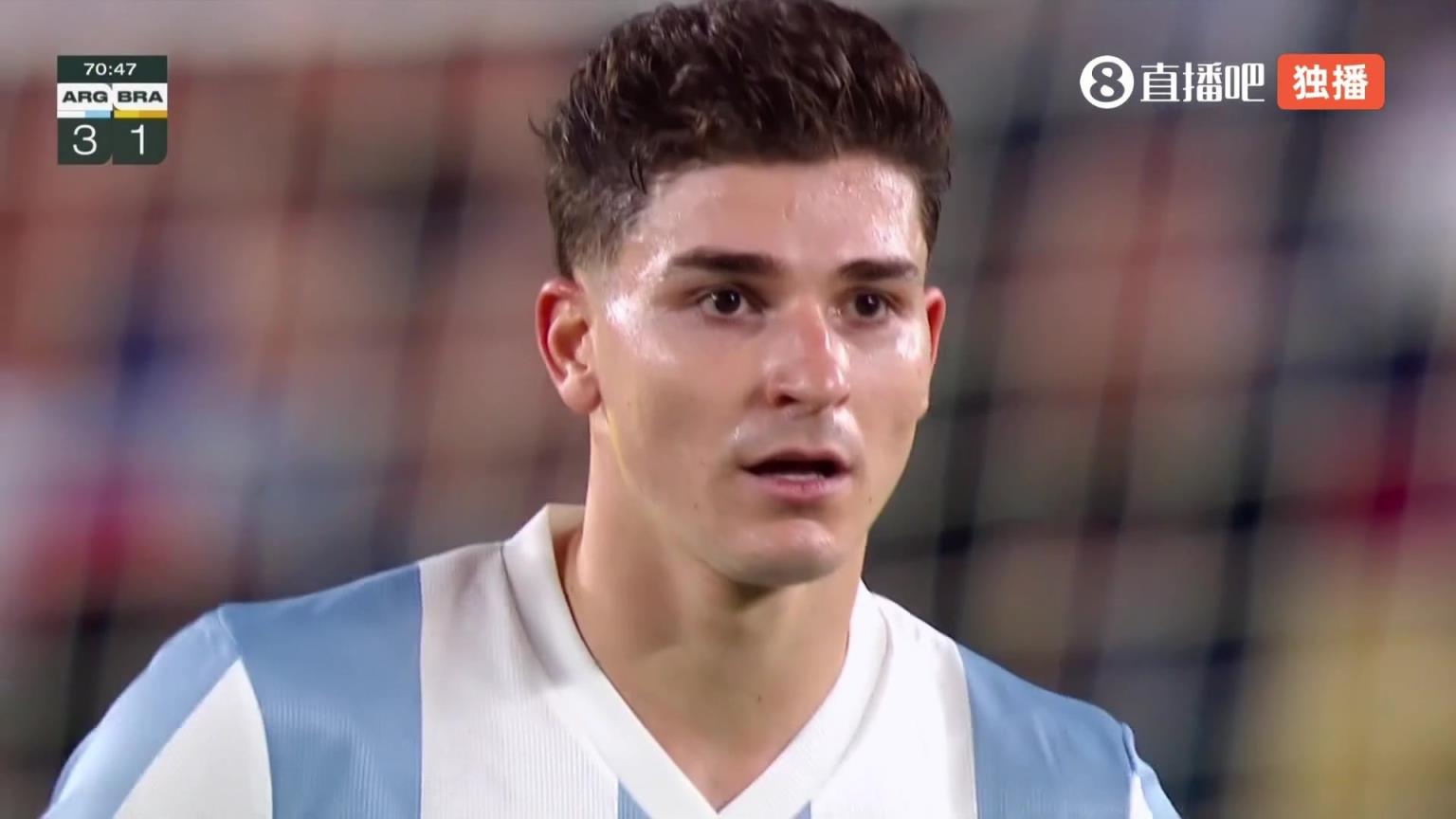 “梅西”都为之欢呼，小西蒙尼替补上场小角度劲射破门‍