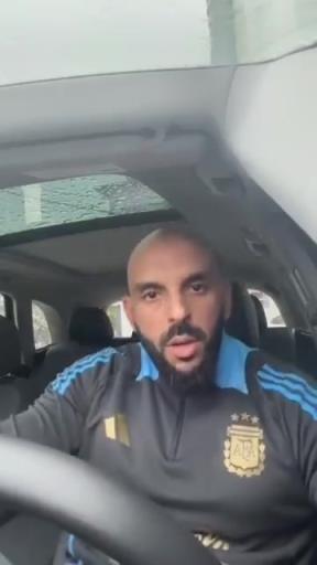 梅西保镖约架网红保罗，这面相看着是个狠人啊