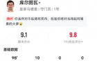 门神！库尔图瓦数据：全场10次扑救&屡献神扑！评分9.1全场最高