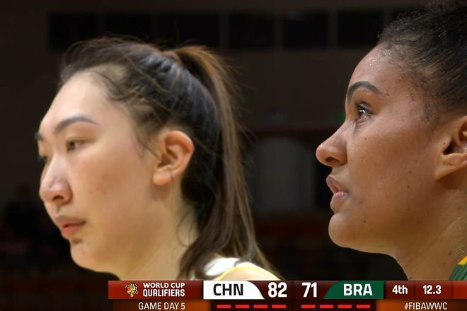 中国女篮：4大功臣胜巴西，4人发挥不佳，杨舒予+21全队第一