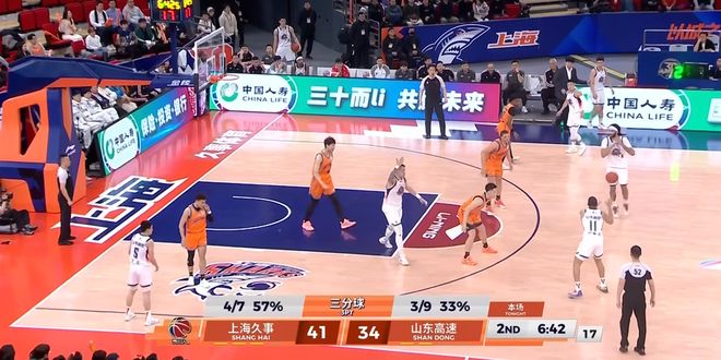 全场战报|次节挖坑！山东男篮96：112不敌上海，遭遇两连败