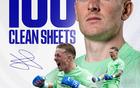 里程碑，皮克福德达成埃弗顿百场零封纪录