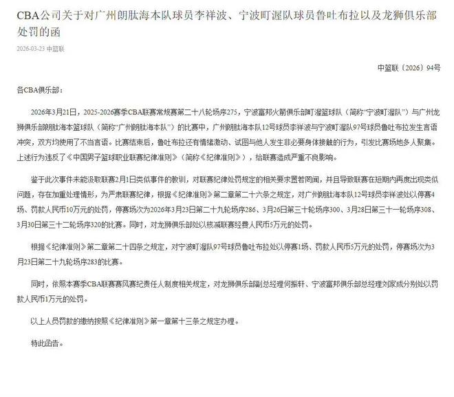 爆罚22万+禁赛5场！WOC重磅罚单，你怎么看…