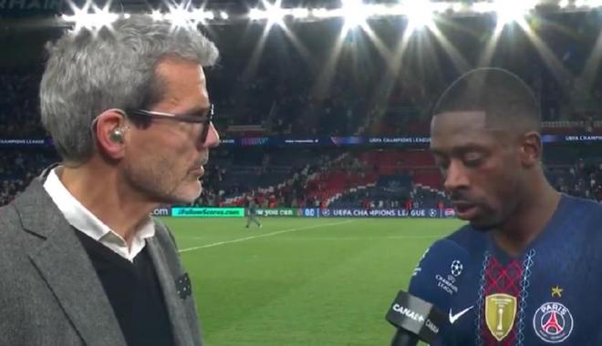 登贝莱：这是一场精彩绝伦的比赛，次回合也将会是对攻大战