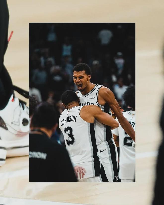 24岁数据全面下滑，如今超越FMVP！文班放话，他才是马刺的灵魂