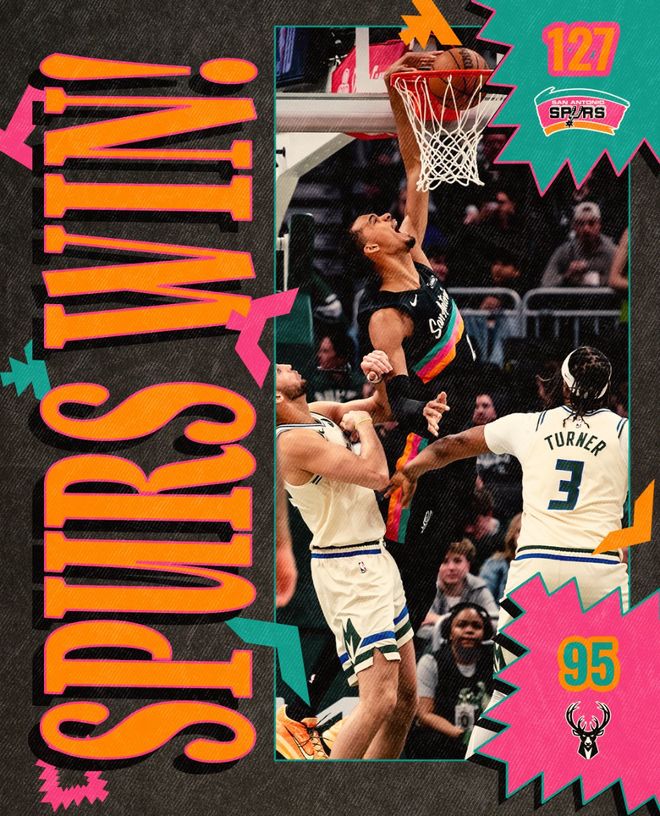 全队起立为卡斯尔庆祝3双！创4纪录比肩邓肯19年 文班：本就优秀