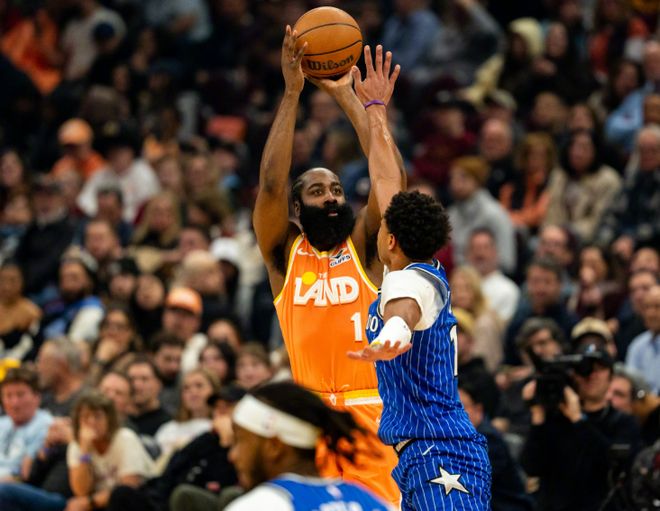 哈登26+3+7米神22中14，班凯罗33分难救主，骑士复仇送魔术6连败