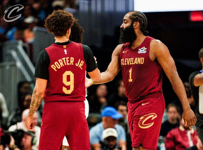 拒绝爆冷，哈登27分8助攻，骑士逆转击败步行者！米切尔轰38分