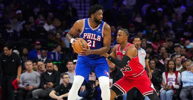 恩比德复出35分吉迪23+9+12 费城主场大胜公牛