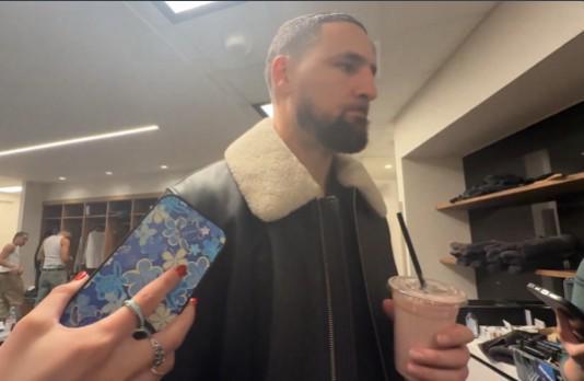 克莱:我希望库里别穿着我的KT11赢独行侠,但他穿就挺棒的了