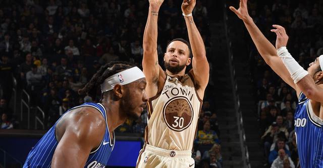 库里26+6班凯罗21+12 勇士轻取魔术两连胜