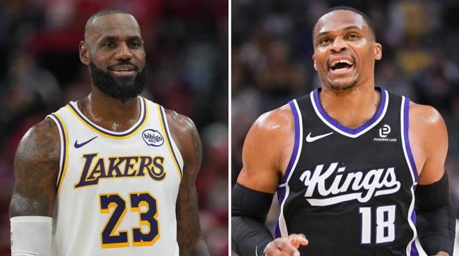 詹姆斯24+5创神迹，湖人反超火箭！东契奇34+7暴走，威少创纪录