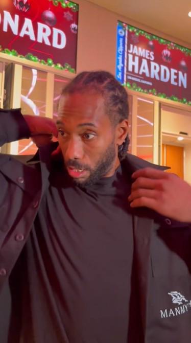 中场在更衣室泼奶昔？伦纳德：当时有点生气，不过也就那么一说