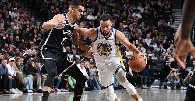 库里27分5助 勇士六人上双胜篮网