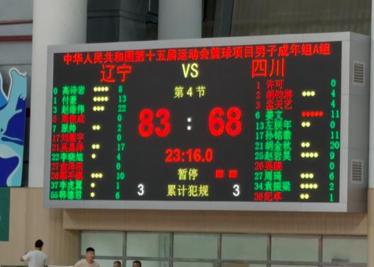 赵继伟22分 胡金秋空砍20+14 周琦被驱逐 全运会辽宁83-68四川