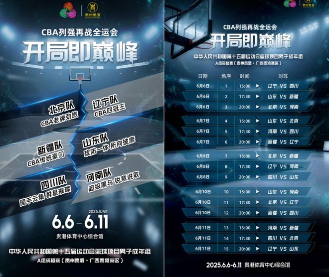 廖三宁代表北京队出战！全运会男篮预选赛将在广西打响