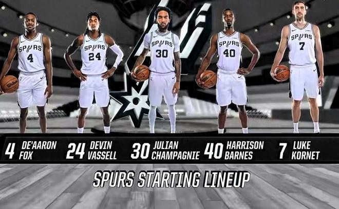 马刺115-102开拓者！官方数据揭晓，2人轰37分，杨瀚森NBA杯首秀