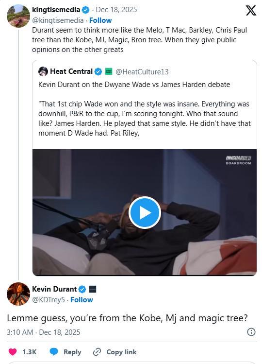 上号，杜兰特访谈后社媒狂怼网友，多次强调球迷只是不原谅他去勇士