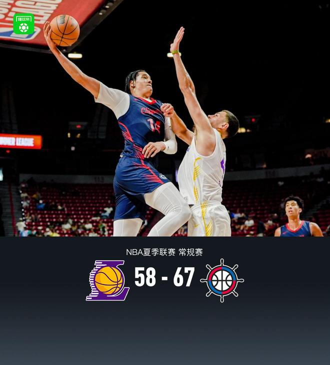 快船67-58轻取湖人，乔丹-米勒19+7，布朗尼17分