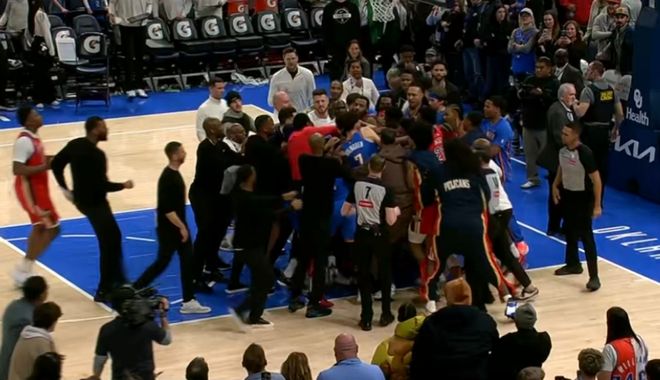 NBA官方罚单：雷霆鹈鹕冲突多尔特费尔斯各罚2.5万美元 逃过禁赛