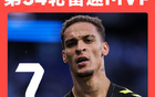 雷速西甲评选：圆月弯刀读秒绝杀，安东尼当选第34轮MVP